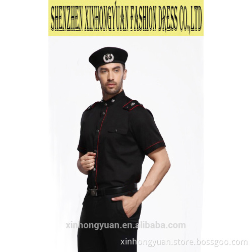 Breathable durable flame-retardant male Security guard uniform